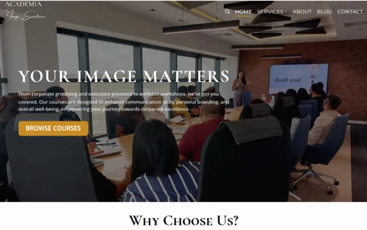 Academia of Image - Website